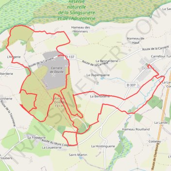 Itinéraire Tracé du 19km, distance, dénivelé, altitude, carte, profil, trace GPS