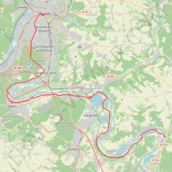 Itinéraire N3_NNZiG, distance, dénivelé, altitude, carte, profil, trace GPS