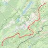 Itinéraire Les-Fourgs-Chez-Liadet, distance, dénivelé, altitude, carte, profil, trace GPS