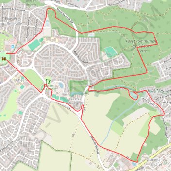 Itinéraire TPS 2024 8km V9, distance, dénivelé, altitude, carte, profil, trace GPS