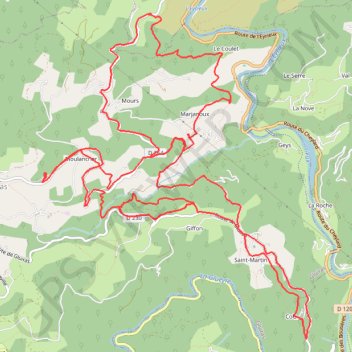 Itinéraire vttour_sortie18706, distance, dénivelé, altitude, carte, profil, trace GPS