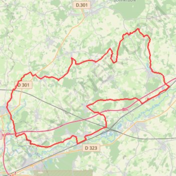 Itinéraire Savigne l Eveque-1, distance, dénivelé, altitude, carte, profil, trace GPS