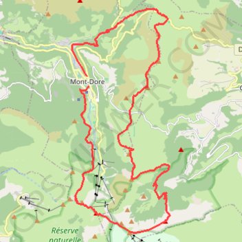 Itinéraire Puy de Sancy depuis Mont-Dore, distance, dénivelé, altitude, carte, profil, trace GPS