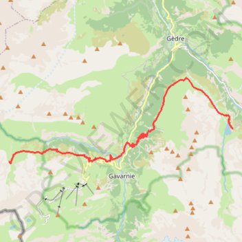 Itinéraire Cabane de Sausse-Dessus Barrages des Gloriettes, distance, dénivelé, altitude, carte, profil, trace GPS