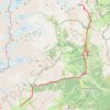Itinéraire j4 gr54, distance, dénivelé, altitude, carte, profil, trace GPS