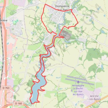 Itinéraire Autour de Moulin Papon, distance, dénivelé, altitude, carte, profil, trace GPS
