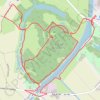 Itinéraire Santes (la gite) - Houplin Ancoisne, distance, dénivelé, altitude, carte, profil, trace GPS