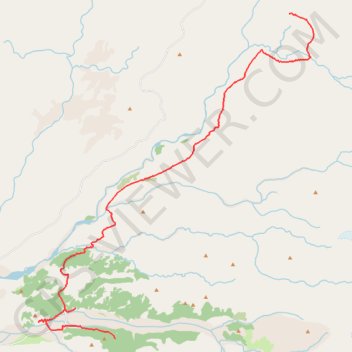 Itinéraire Laugavegur, trajet Basar - Emstrur, distance, dénivelé, altitude, carte, profil, trace GPS