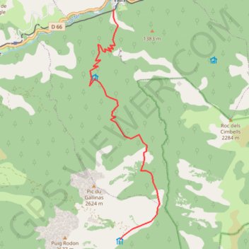 Itinéraire Refuge du Ras de la Carança - Thuès-entre-Valls par le refuge de Dona Pa, distance, dénivelé, altitude, carte, profil, trace GPS