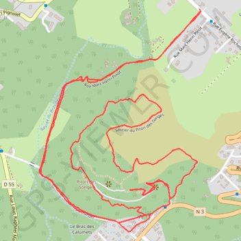 Itinéraire Piton des Songes (version moyenne), distance, dénivelé, altitude, carte, profil, trace GPS