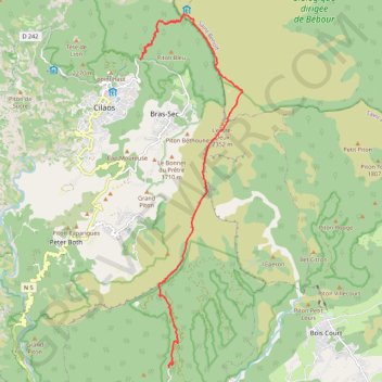 Itinéraire RandoPitons.re #1088 - De l'Entre-Deux à Cilaos par le Piton de l'Entre-Deux et le Sentier jacky Inard, distance, dénivelé, altitude, carte, profil, trace GPS
