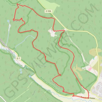 Itinéraire Saint Anne, distance, dénivelé, altitude, carte, profil, trace GPS