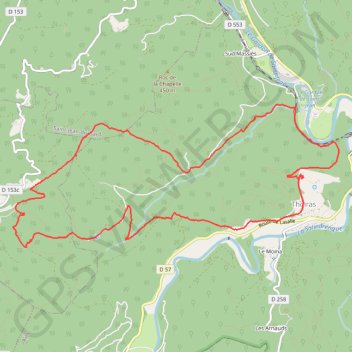 Itinéraire Roc du Tinaou, distance, dénivelé, altitude, carte, profil, trace GPS