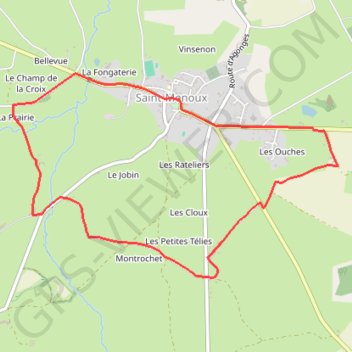 Itinéraire La Belette, distance, dénivelé, altitude, carte, profil, trace GPS