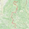 Itinéraire 2-La Chapelle en Vercors - La Motte Chalençon V3, distance, dénivelé, altitude, carte, profil, trace GPS