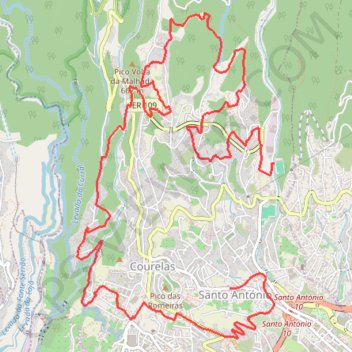 Itinéraire TRAIL 17km., distance, dénivelé, altitude, carte, profil, trace GPS