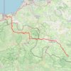 Itinéraire Transpyrénéenne en cyclo - De Hendaye aux Chalets d'Iraty, distance, dénivelé, altitude, carte, profil, trace GPS