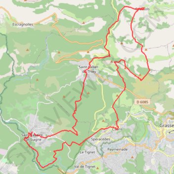 Itinéraire Les Allumes de la Pleine Lune 2022, distance, dénivelé, altitude, carte, profil, trace GPS