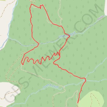 Itinéraire Deux petits hameaux abandonnés au-dessus de Puy-Saint-Eusèbe, distance, dénivelé, altitude, carte, profil, trace GPS