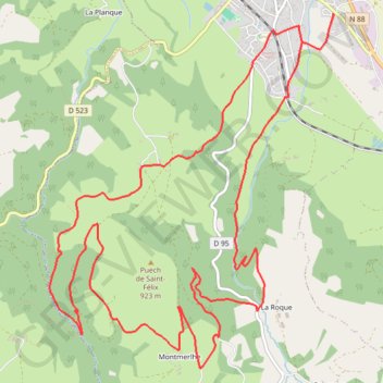 Itinéraire ppp, distance, dénivelé, altitude, carte, profil, trace GPS