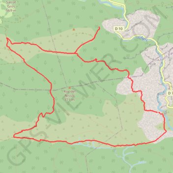 Itinéraire trace, distance, dénivelé, altitude, carte, profil, trace GPS