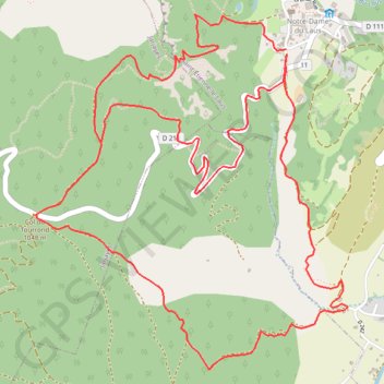 Itinéraire Circuit du Laus, distance, dénivelé, altitude, carte, profil, trace GPS