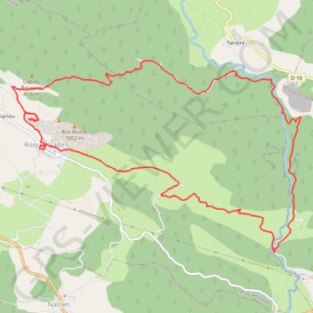 Itinéraire Boucle de Roquefixade, distance, dénivelé, altitude, carte, profil, trace GPS