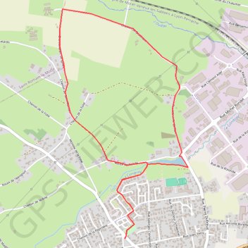 Itinéraire Balades Riorgeoises - L'étang, distance, dénivelé, altitude, carte, profil, trace GPS