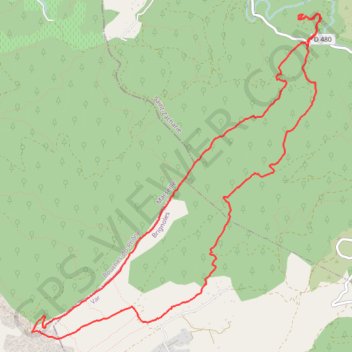 Itinéraire Saint Zacharie, distance, dénivelé, altitude, carte, profil, trace GPS