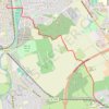 Itinéraire Peltre - Metz-Sablon, distance, dénivelé, altitude, carte, profil, trace GPS