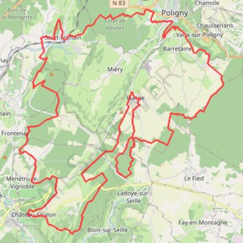 Itinéraire Plasne 2026-23217238-23383208, distance, dénivelé, altitude, carte, profil, trace GPS