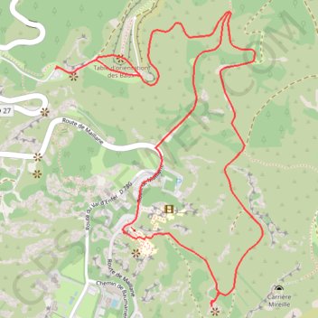 Itinéraire Mon parcours, distance, dénivelé, altitude, carte, profil, trace GPS