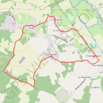 Itinéraire 16-279, distance, dénivelé, altitude, carte, profil, trace GPS