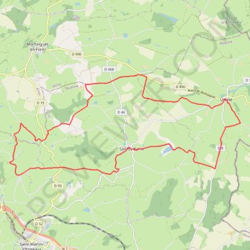 Itinéraire Autour de Sail-les-Bains, distance, dénivelé, altitude, carte, profil, trace GPS