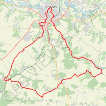 Itinéraire Sortir de la Crise !, distance, dénivelé, altitude, carte, profil, trace GPS