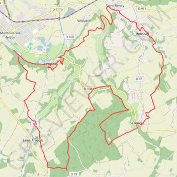 Itinéraire La Troglobike - Montoire-sur-le-Loir, distance, dénivelé, altitude, carte, profil, trace GPS