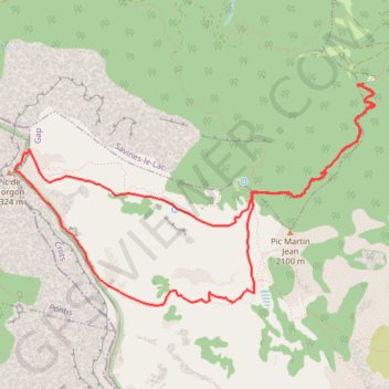 Itinéraire Chorges - Le Grand Morgon, distance, dénivelé, altitude, carte, profil, trace GPS